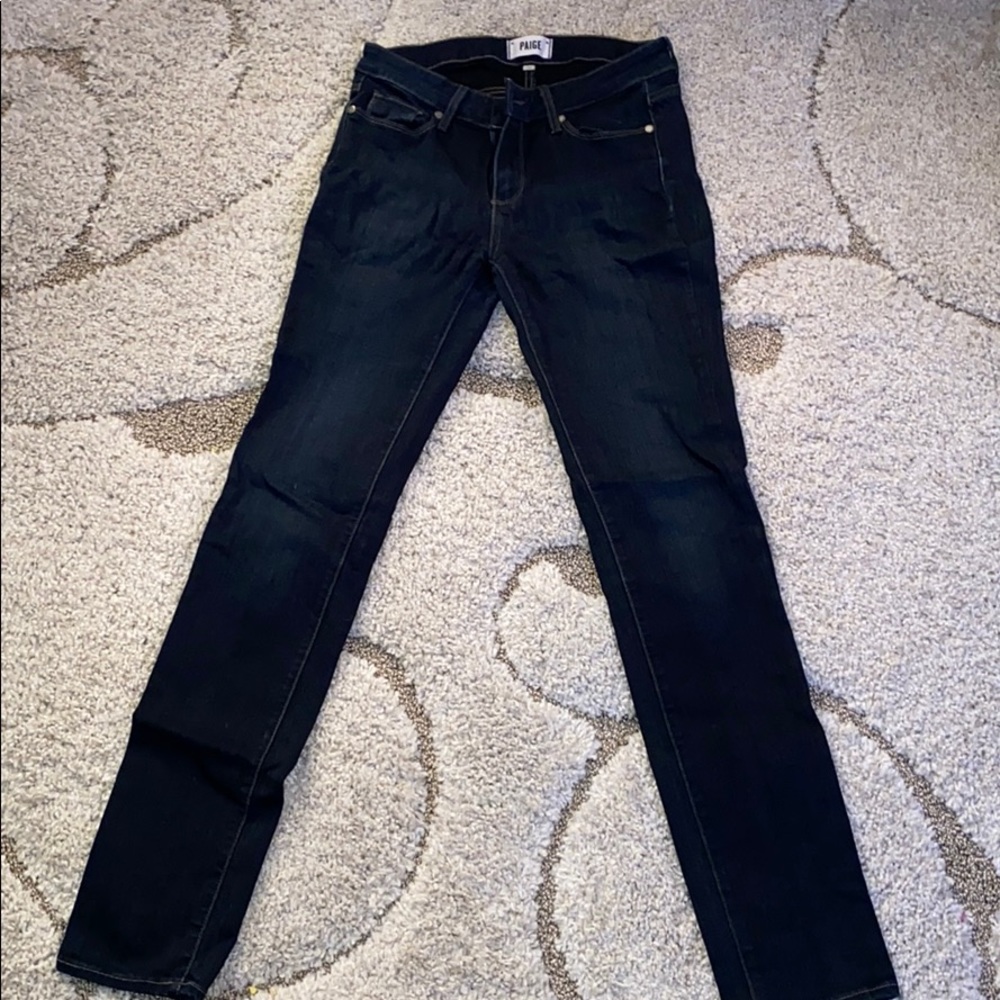 Paige size 28 darn wash jeans